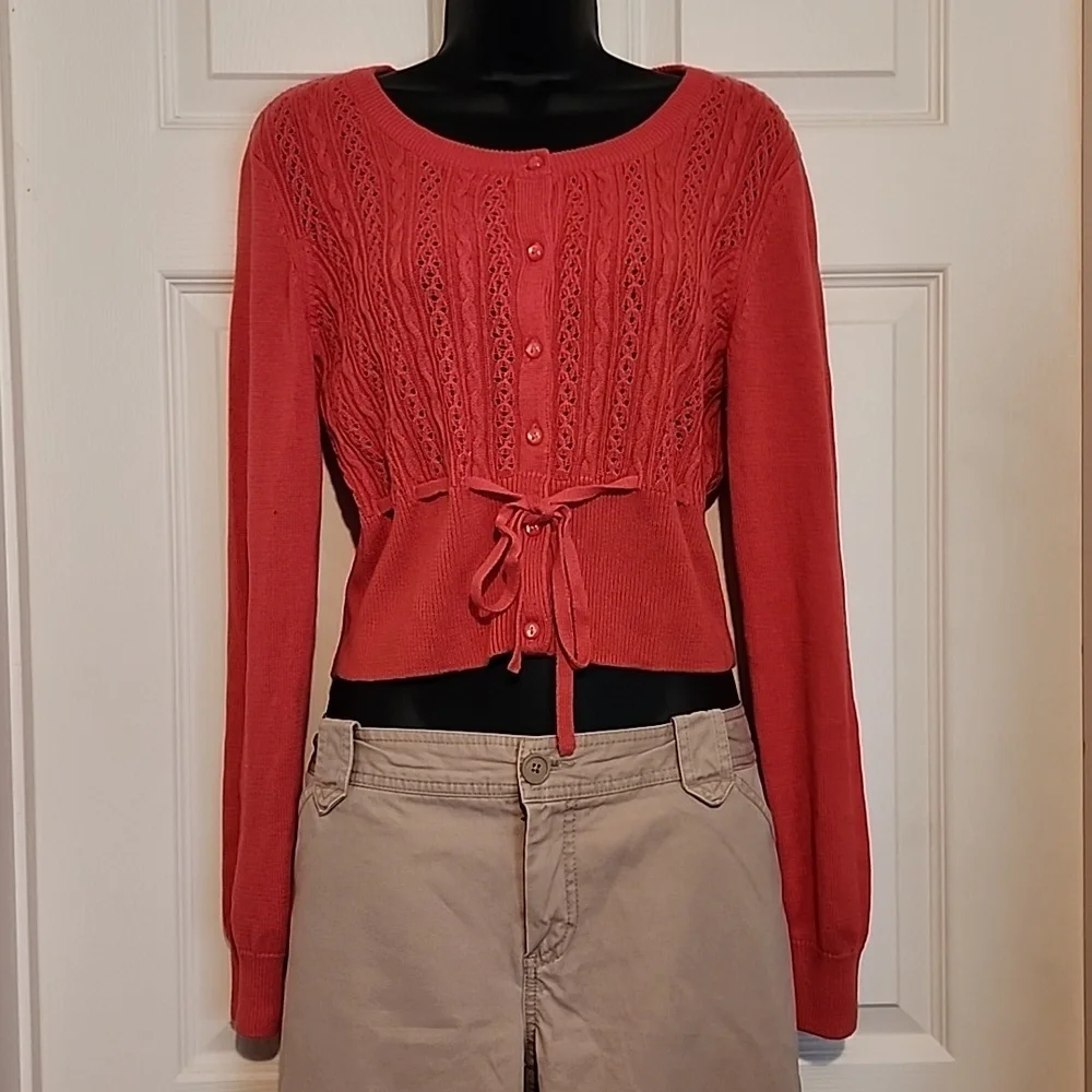 H & M Cardigan with Tie Waist